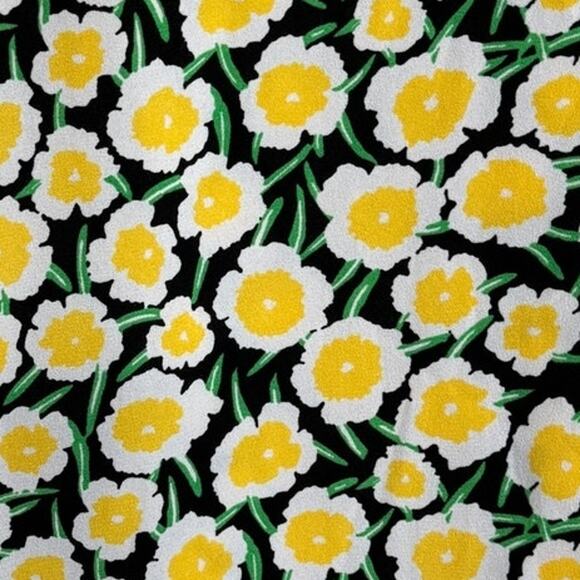 DIANE VON FURSTENBERG For Target 90s Shift Yellow Poppy Mini Dress - Picture 9 of 10